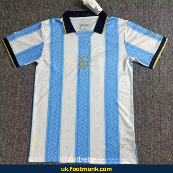 Argentina jersey, La Pulga 2024-2025 white blue.