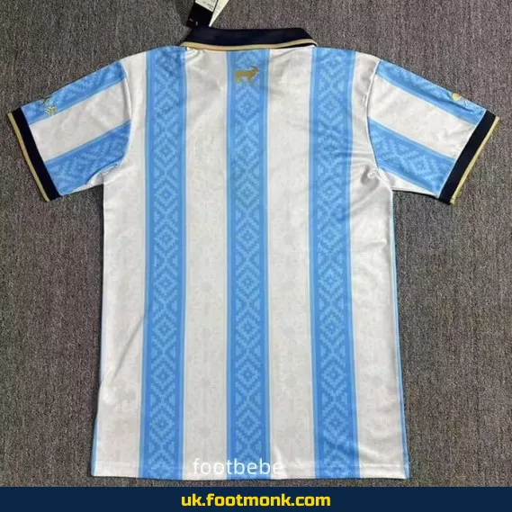 Argentina jersey, La Pulga 2024-2025 white blue.