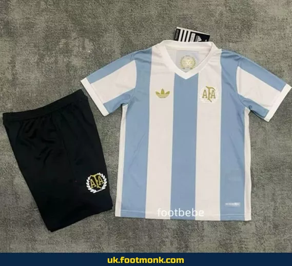 Argentina Kids Jersey 50th Anniversary 2024-2025 Special Edition.