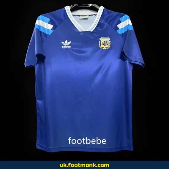 Vintage Argentina jersey 1991 1993 blue away.