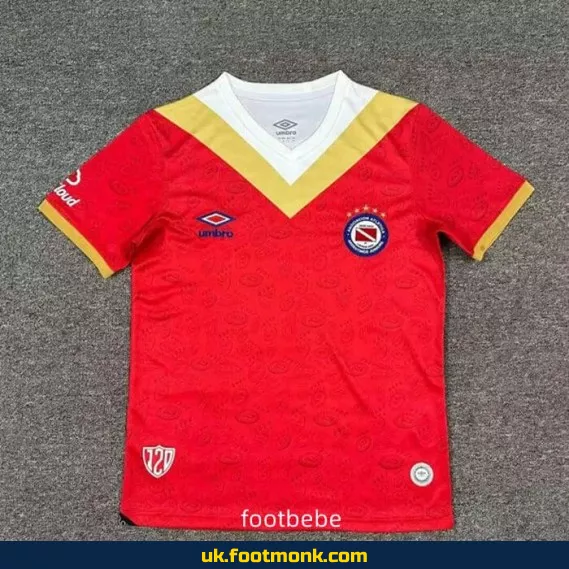 Argentinos Juniors 2025-2026 red jersey.