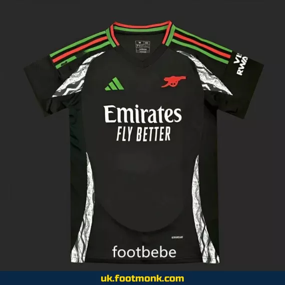 Arsenal away jersey 2024 2025 black.