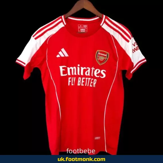 Arsenal home jersey 2025 2026.