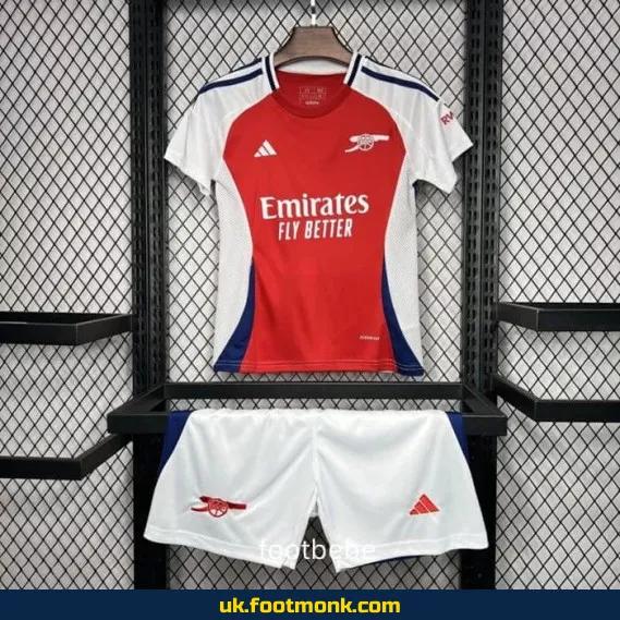 Arsenal home jersey for kids 2024-2025.