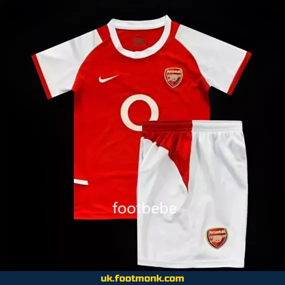 Arsenal Kids Vintage Home Jersey 2002 2004.