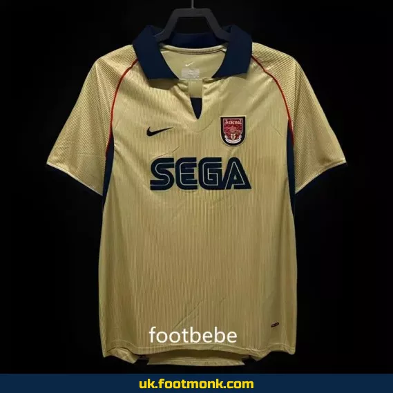 Arsenal away jersey vintage 2001-2002.