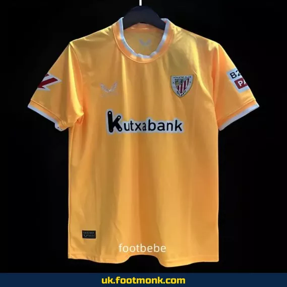 Athletic Bilbao 2024-2025 away jersey yellow.