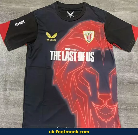 Athletic Bilbao 2025-2026 black concept jersey.