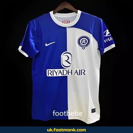Atletico Madrid 2023 2024 blue white jersey.