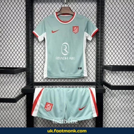 Atletico Madrid Kids Away Jersey 2024 2025.