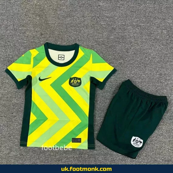 Australia home jersey for kids 2025 2026.