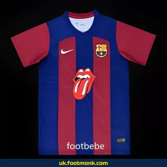 Barcelona jersey 2023 2024 Rolling Stones.