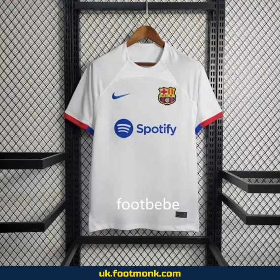 Barcelona away jersey 2023 2024 White.