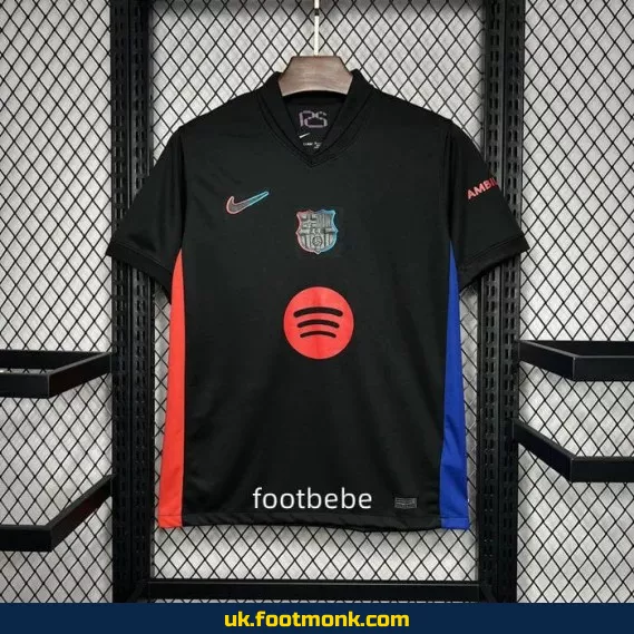 Barcelona away jersey 2024-2025 black.