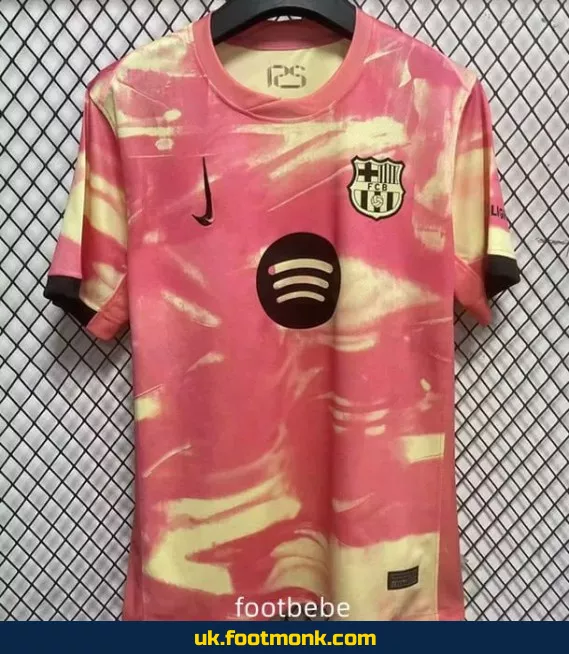 Barcelona jersey 2024 2025 pink.