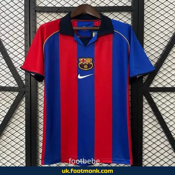 Barcelona 2001 2002 home vintage jersey.