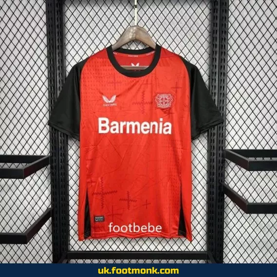 Bayer 04 Leverkusen 2024-2025 home jersey.