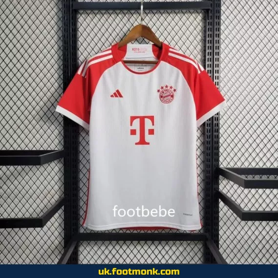 Bayern Munich 2023 2024 home jersey White.