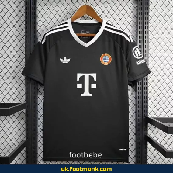 Bayern Munich 2024 2025 goalkeeper black jersey.