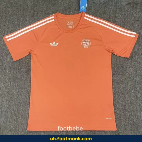 Bayern Munich 2024-2025 orange retro jersey.