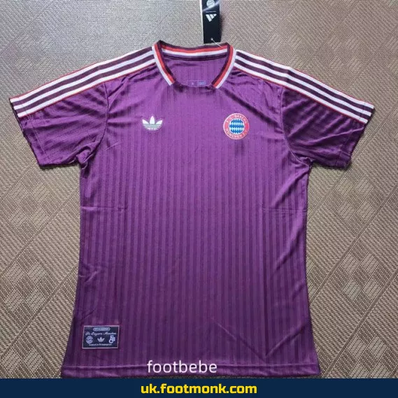 Bayern Munich 2025 2026 retro purple jersey.