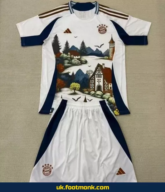 Bayern Munich Kids Jersey 2025 2026 White.