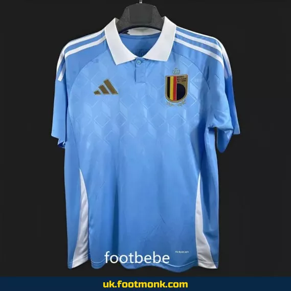 Belgium Euro 2024 away blue jersey.