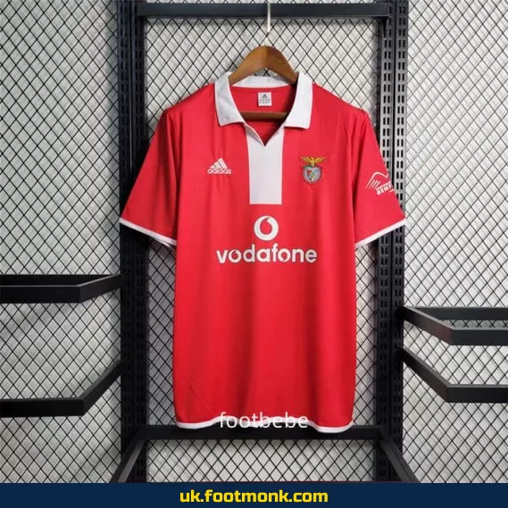 Benfica Vintage Home Jersey 2004 2005.