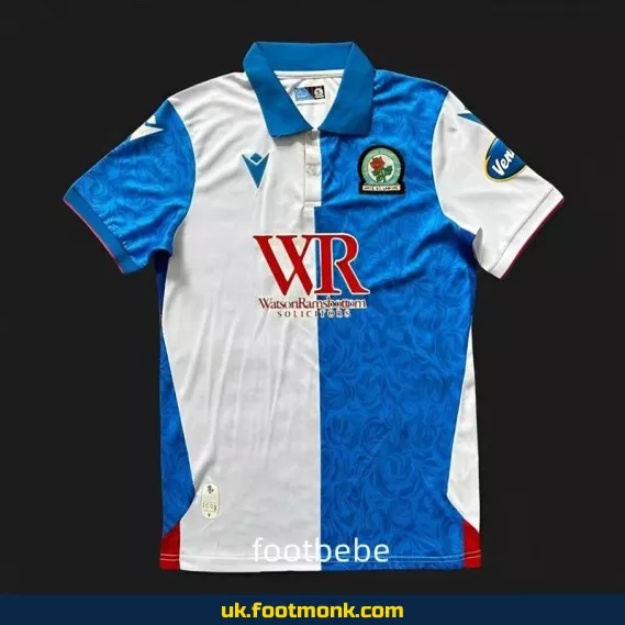 Blackburn Rovers 2024-2025 home jersey.