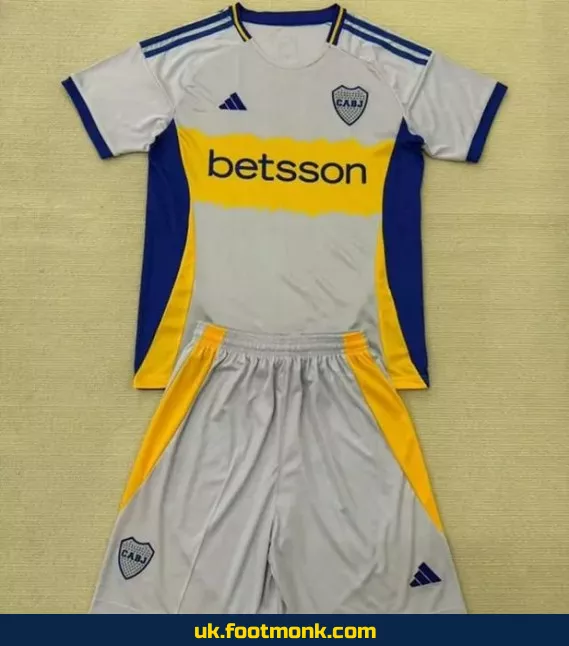 Boca Juniors Kids Jersey 2025 2026 gray.
