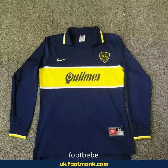 Boca Juniors Vintage 1996 1997 home long sleeves jersey.