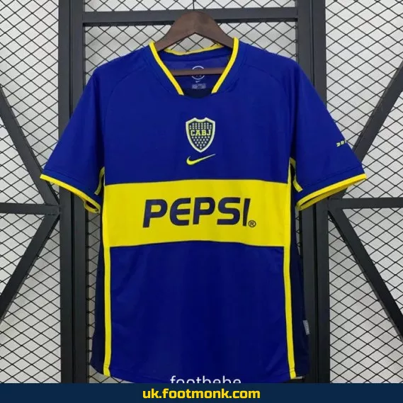Boca Juniors Vintage 2002 2003 home jersey.