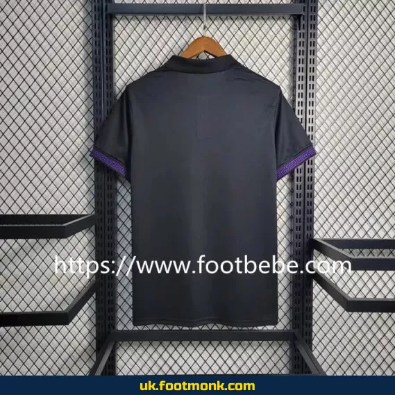 Brazil 2023 2024 black polo jersey.