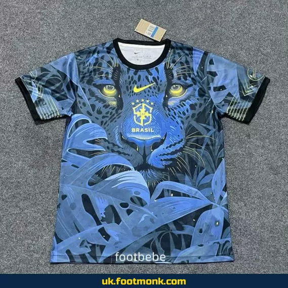 Brazil 2024 2025 jersey Leopard special edition.