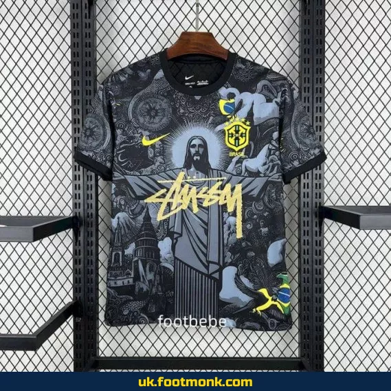 Brazil 2024 jersey STUSSY Copa America goalkeeper.