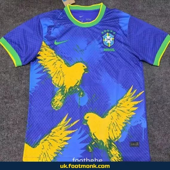 Brazil jersey 2025 2026 concept version blue.