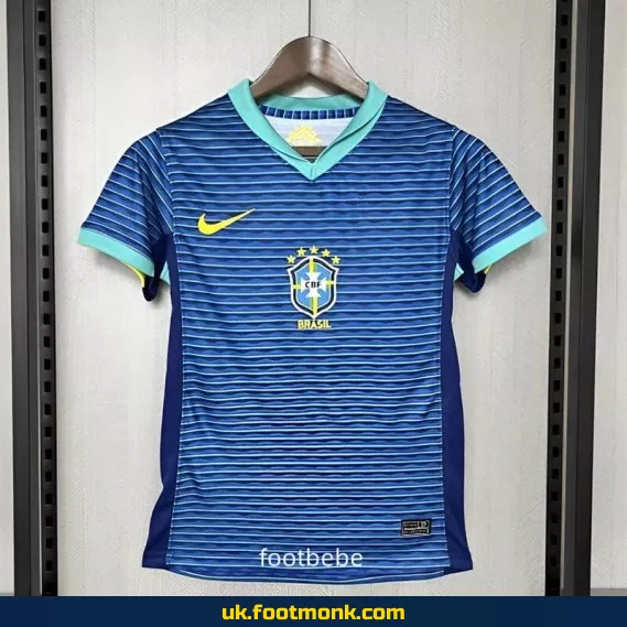 Brazil Women's Away Jersey 2024 2025 blue.