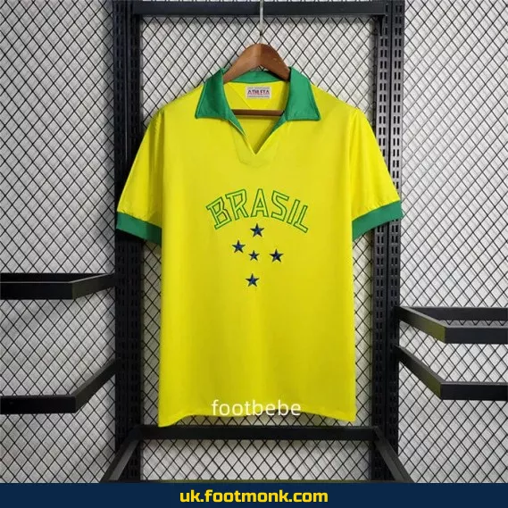 Brazil 1958 home vintage jersey.