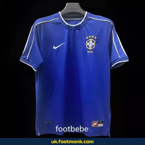 Brazil 1998 away blue vintage jersey.