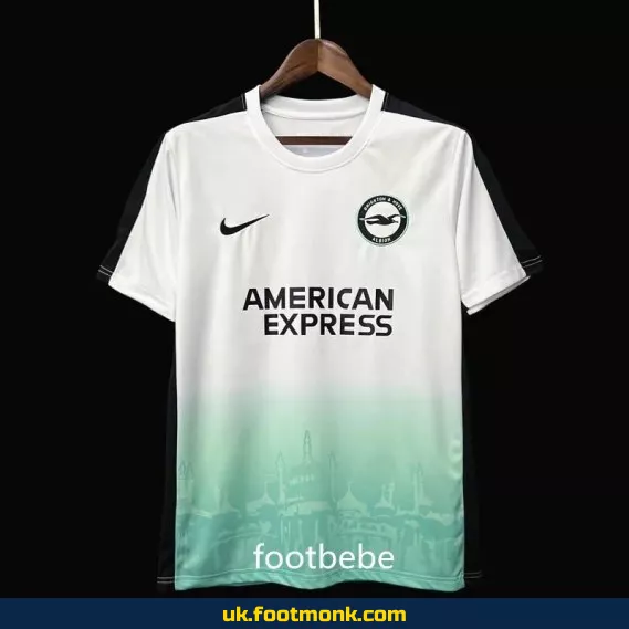 Brighton 2023 2024 Europa League White Jersey.