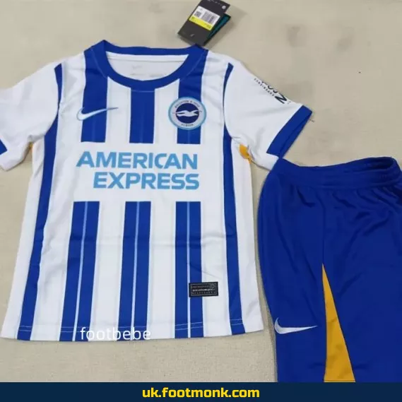 Brighton children's home jersey 2024-2025.