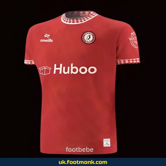 Bristol City home jersey 2024 2025 red.