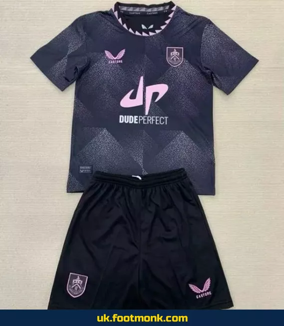 Burnley away jersey for kids 2024-2025.