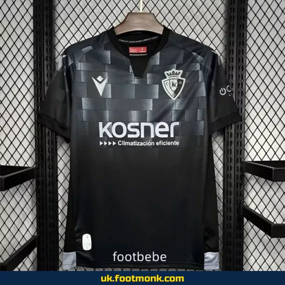 CA Osasuna 2024-2025 third jersey black.