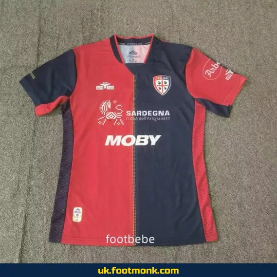 Cagliari Calcio 2024-2025 home jersey.