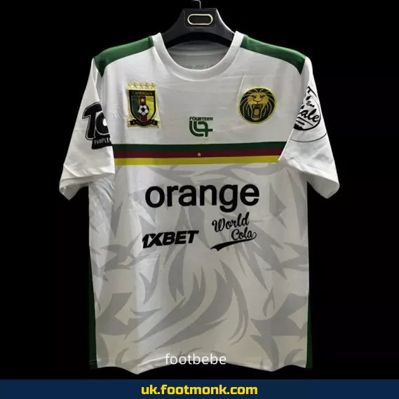 Cameroon 2025 2026 training jersey White.