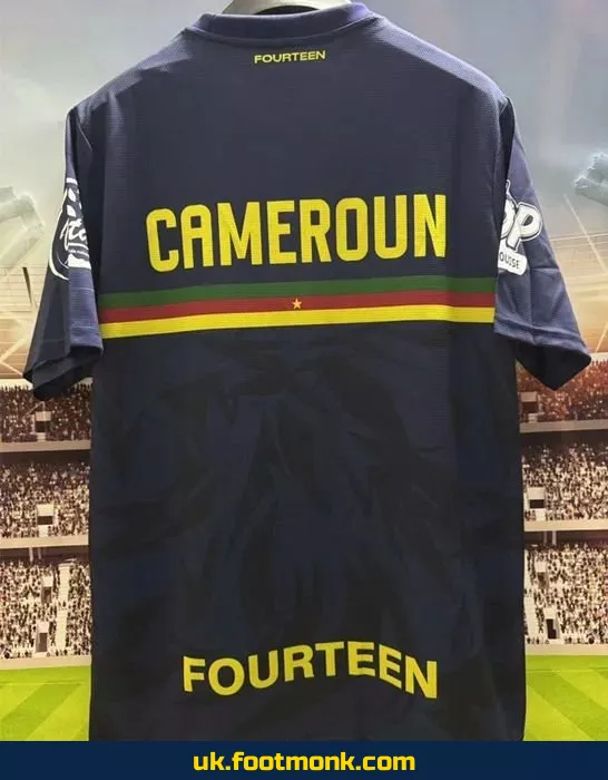 Cameroon 2025 2026 training jersey blue.