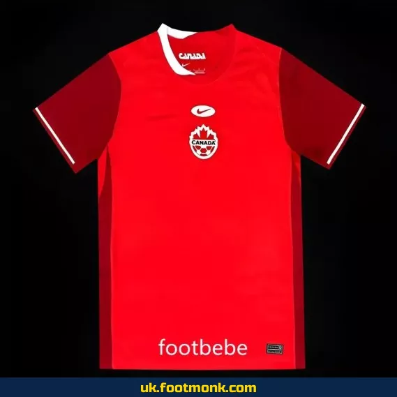 Canada 2024 2025 home red jersey.