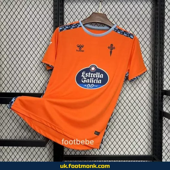 Celta de Vigo 2024-2025 third kit orange.