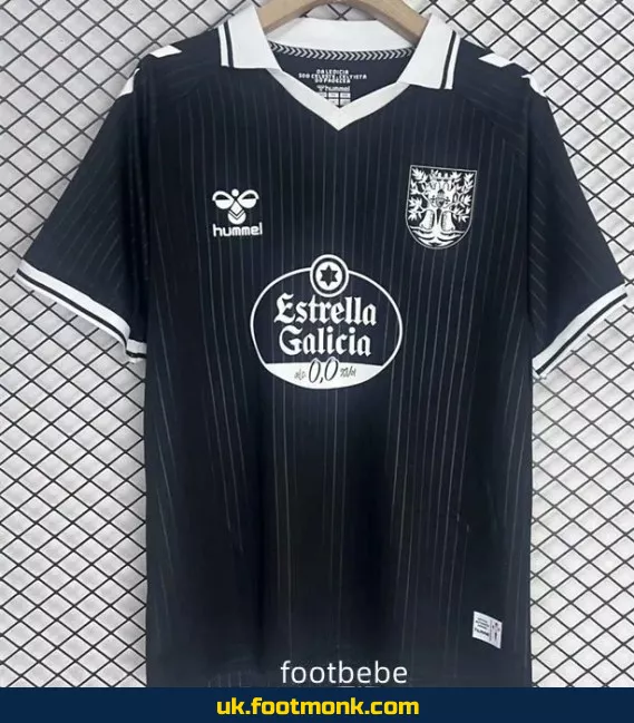 Celta de Vigo 2025 Olivier 100-year anniversary black jersey.